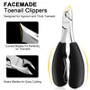 FACEMADE Toenail Clipper Set, Professional Thick & Ingrown Toe Nail Clippers for Men & Seniors
